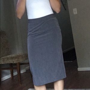 Pencil skirt gray